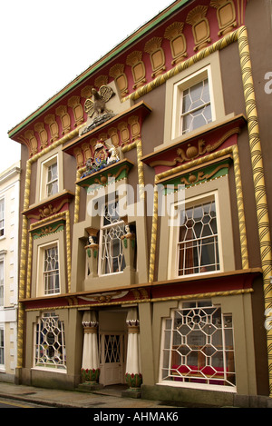 The Egyptian House at Chapel Street, Penzance, Cornwall, UK Stock Photo