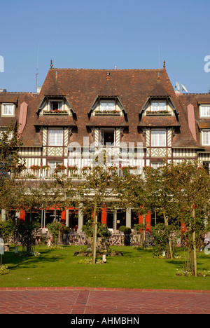 Hotel Normandy Barriere Deauville Calvados Normandy France Stock Photo