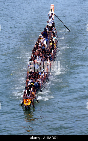 NEERETTUPURAM BOAT RACE KERALA Stock Photo