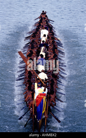 NEERETTUPURAM BOAT RACE KERALA Stock Photo