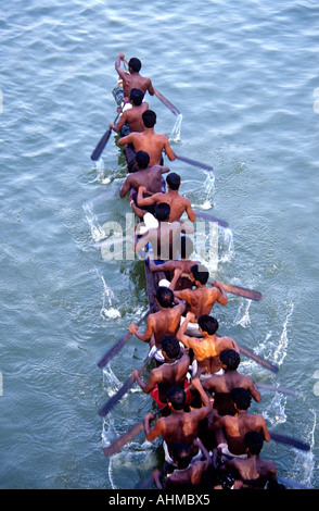 NEERETTUPURAM BOAT RACE KERALA Stock Photo