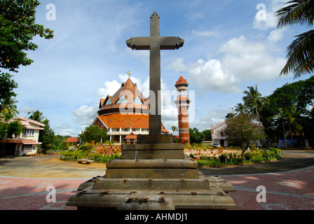 ST JOSEPHS CATHEDRAL THIRUVALLA KERALA Stock Photo