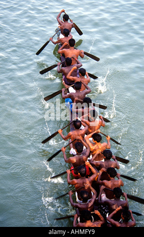 NEERETTUPURAM BOAT RACE KERALA Stock Photo