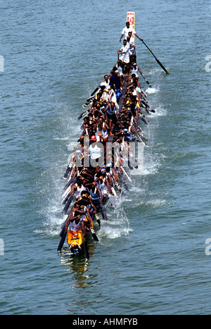 NEERETTUPURAM BOAT RACE KERALA Stock Photo