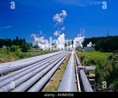 Wairakei Geothermal Power Station New Zealand Stock Photo