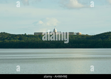 New Capital Building Melekeok Republic of Palau Stock Photo