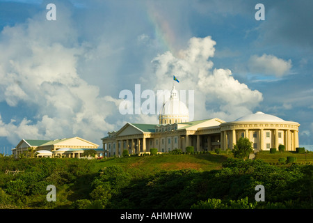 New Capital Building Melekeok Republic of Palau Stock Photo