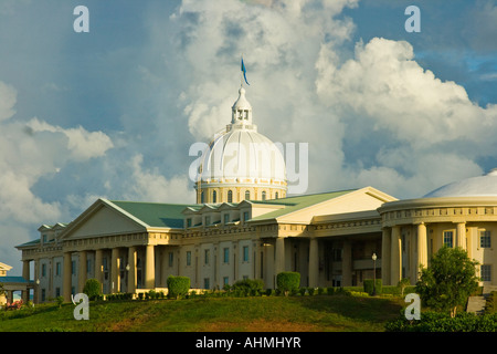 New Capital Building Melekeok Republic of Palau Stock Photo