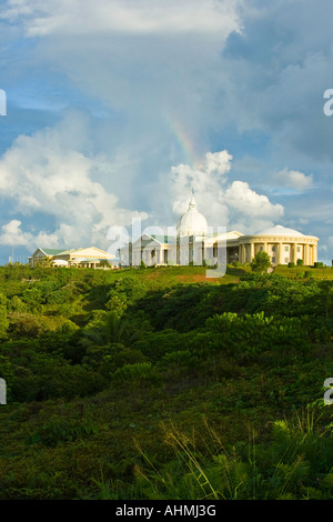 New Capital Building Melekeok Republic of Palau Stock Photo