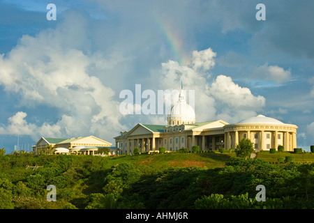 New Capital Building Melekeok Republic of Palau Stock Photo