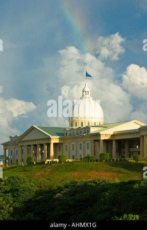 New Capital Building Melekeok Republic of Palau Stock Photo