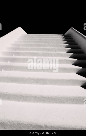 Stairway ascending to nowhere Stock Photo