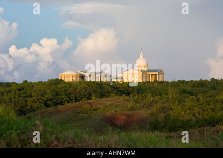 New Capital Building Melekeok Republic of Palau Stock Photo