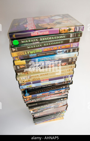 pile of DVDs with Bratz Genie Magic brand new feature length movie