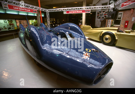 UK, Hampshire Beaulieu National Motor Museum Donald Campbells Bluebird Stock Photo