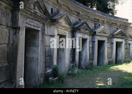 Circle of Lebanon, Highgate Cemetery, London Stock Photo