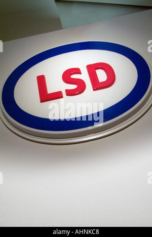 LSD hallucination drug hippy 60 70 80 mind alter graphic Art Stock Photo