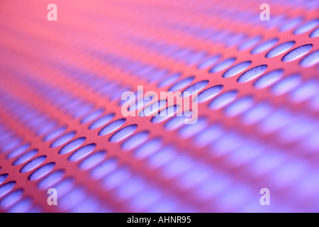 perforated sheet metal Stock Photo