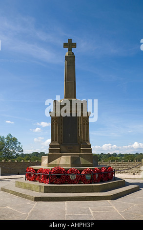 War Memorial in Castle grounds Knaresborough North Yorkshire England UK United Kingdom GB Great Britain
