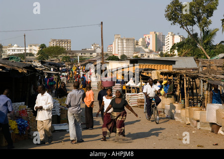 Market, Beira, Mozambique Stock Photo