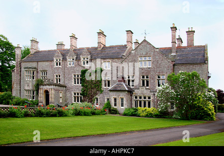 Cefntilla County House Home of Lord Raglan Monmouthshire South East Wales Stock Photo