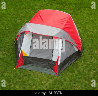 Tent on grass Stock Photo