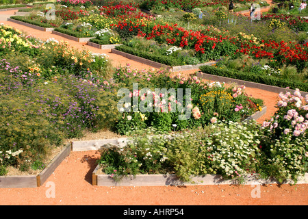 Garden of Flowers Munich Federal Garden Exhibition Show 2005 Bavaria Germany Stock Photo