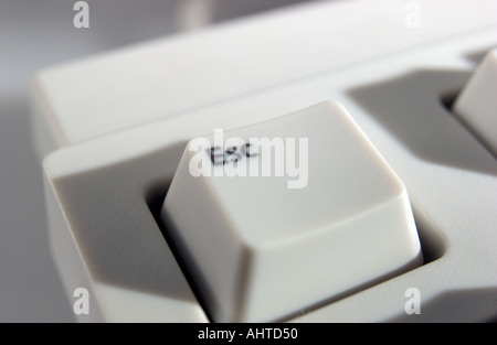 escape key on a computer keyboard Stock Photo