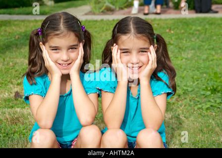 Twins Convention at Twinsburg Ohio Stock Photo