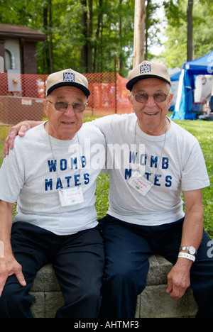 Twins Convention at Twinsburg Ohio Stock Photo