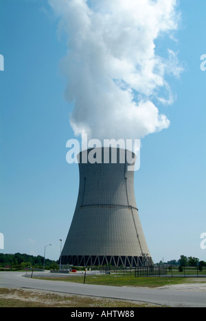 The Davis Besse electrical nuclear power plant at Oak Harbor Ohio near Port Clinton serving Toledo Ohio Stock Photo