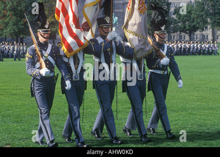 Homecoming Parade Honor Guard West Point Military Academy West Point New York Stock Photo