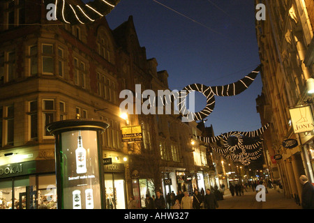 King Street Manchester at Christmas UK Stock Photo