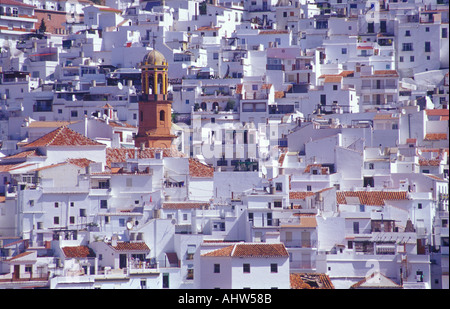 The White Village (Pueblo Blanco) of Competa, Andalusia (Spain) Stock Photo