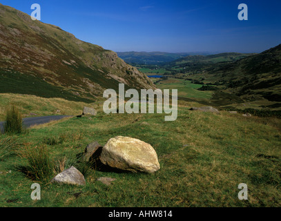 Wrynose Pass in the Lake District Stock Photo
