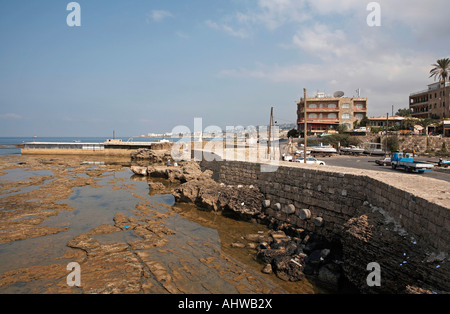 Lebanon Byblos harbour Stock Photo