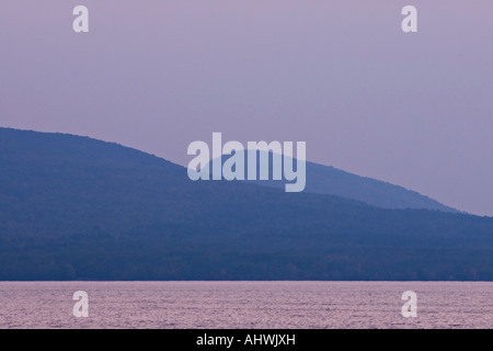 Ridges of the Porcupine Mountains along Lake Superior at Porcupine Mountains State Park in Michigan s Upper Peninsula Stock Photo