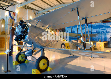 Fairey Flycatcher Fleet Air Arm Museum Yeovilton Somerset.  XAV 1399-307 Stock Photo