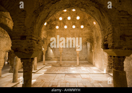 Granada Granada Province Spain The steam room of the eleventh century Arab Baths Stock Photo