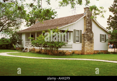 Stonewall Texas USA President Lyndon B Johnson State Park and Historic Site LBJ Ranch Reconstructed Birthplace Stock Photo