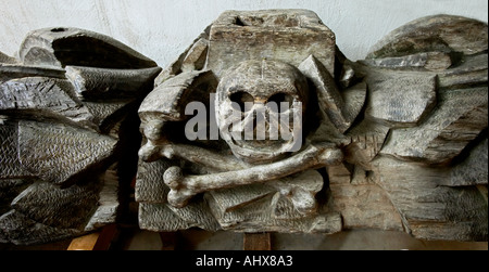 Mediaeval Golgotha St Andrew's Church Cullompton Devon Stock Photo