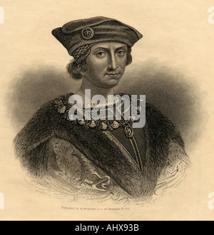 Charles VIII, 1470 - 1498.  King of France. Stock Photo
