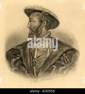 Francis I aka Francis D'Angouleme, 1494 - 1547. King of France Stock Photo