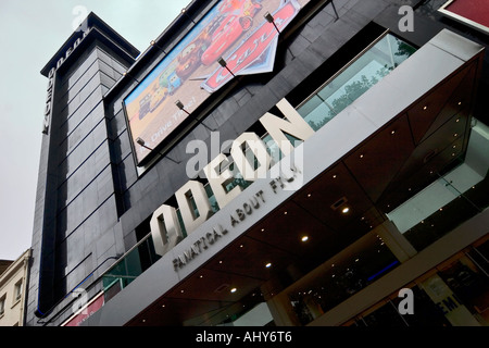 Odeon cinema Leicester Square London Stock Photo