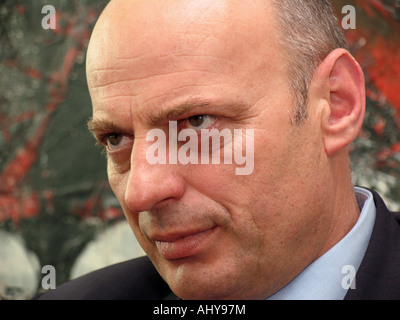 Agim Ceku - former Prime Minister of Kosovo and former military commander of Kosovo Liberation Army, UCK Stock Photo
