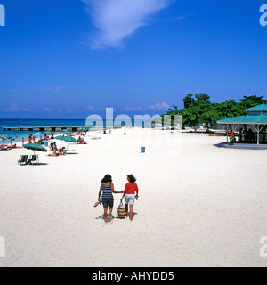 DR CAVES BEACH MONTEGO BAY JAMAICA Stock Photo