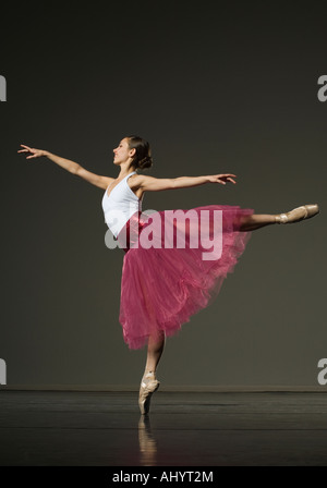 Female ballet dancer posing Stock Photo