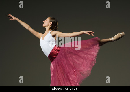 Female ballet dancer posing Stock Photo