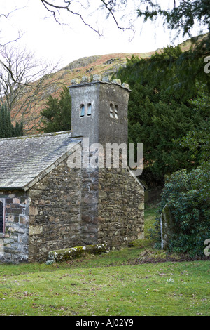small church at St Johns in the Vale near Thirlmere Cumbria Stock Photo