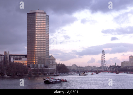 Millbank Tower previously known as Vickers Tower on the River Thames in London England Stock Photo